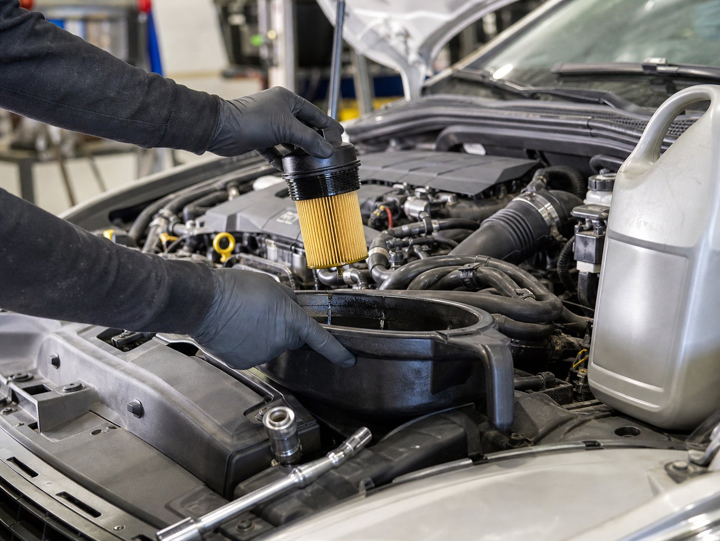 Révision et vidange au garage MV Auto 13
