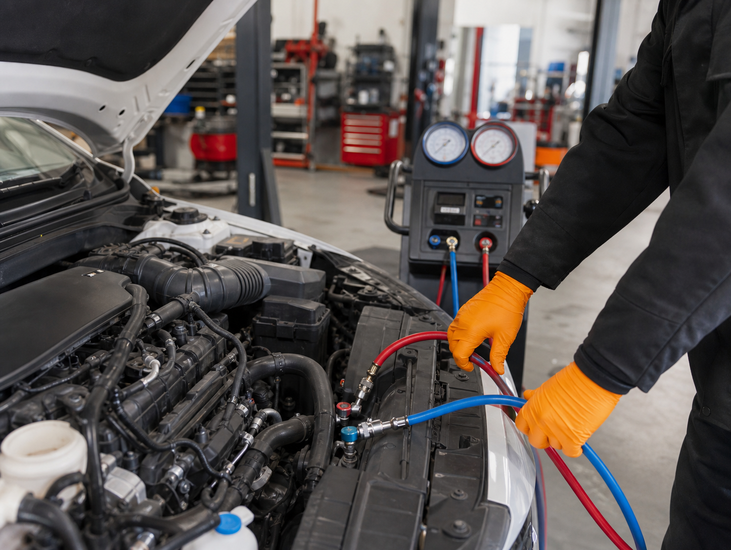 Garage MV Auto 13 pour entretien climatisation